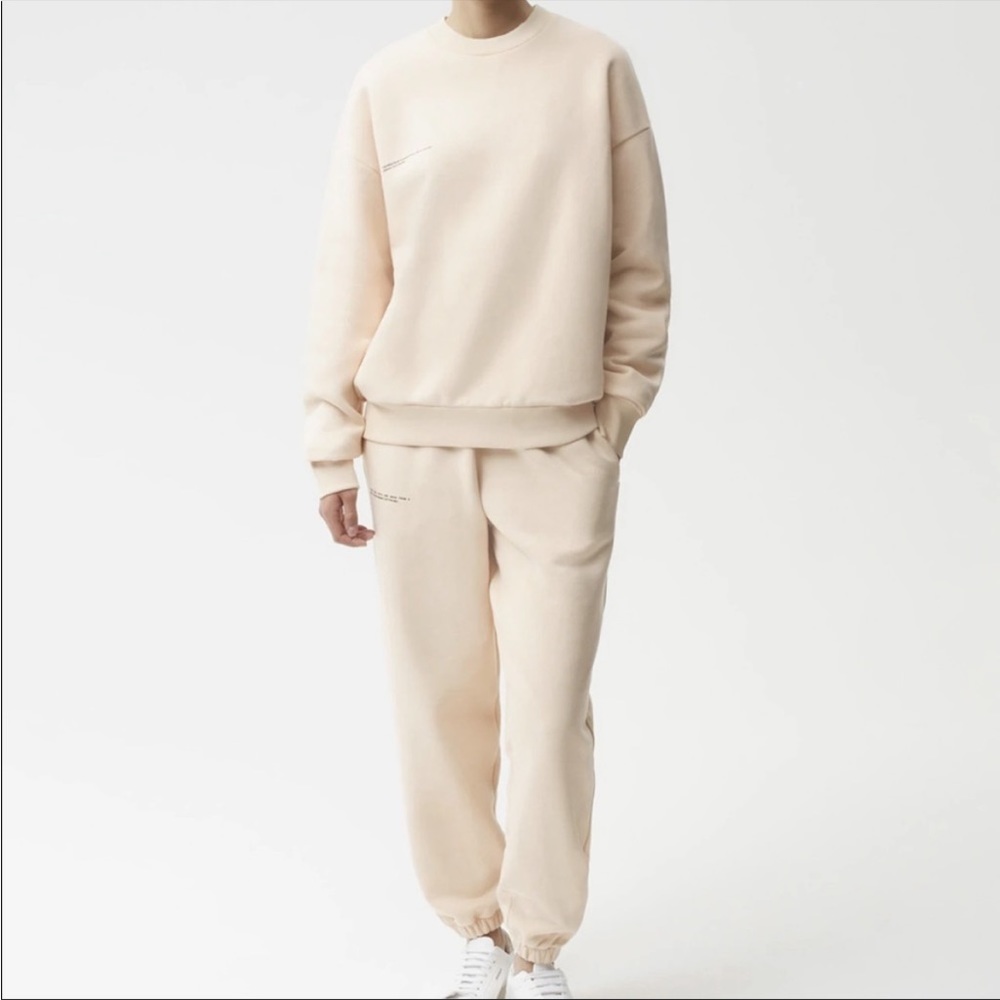 Pangaia cream sweat set